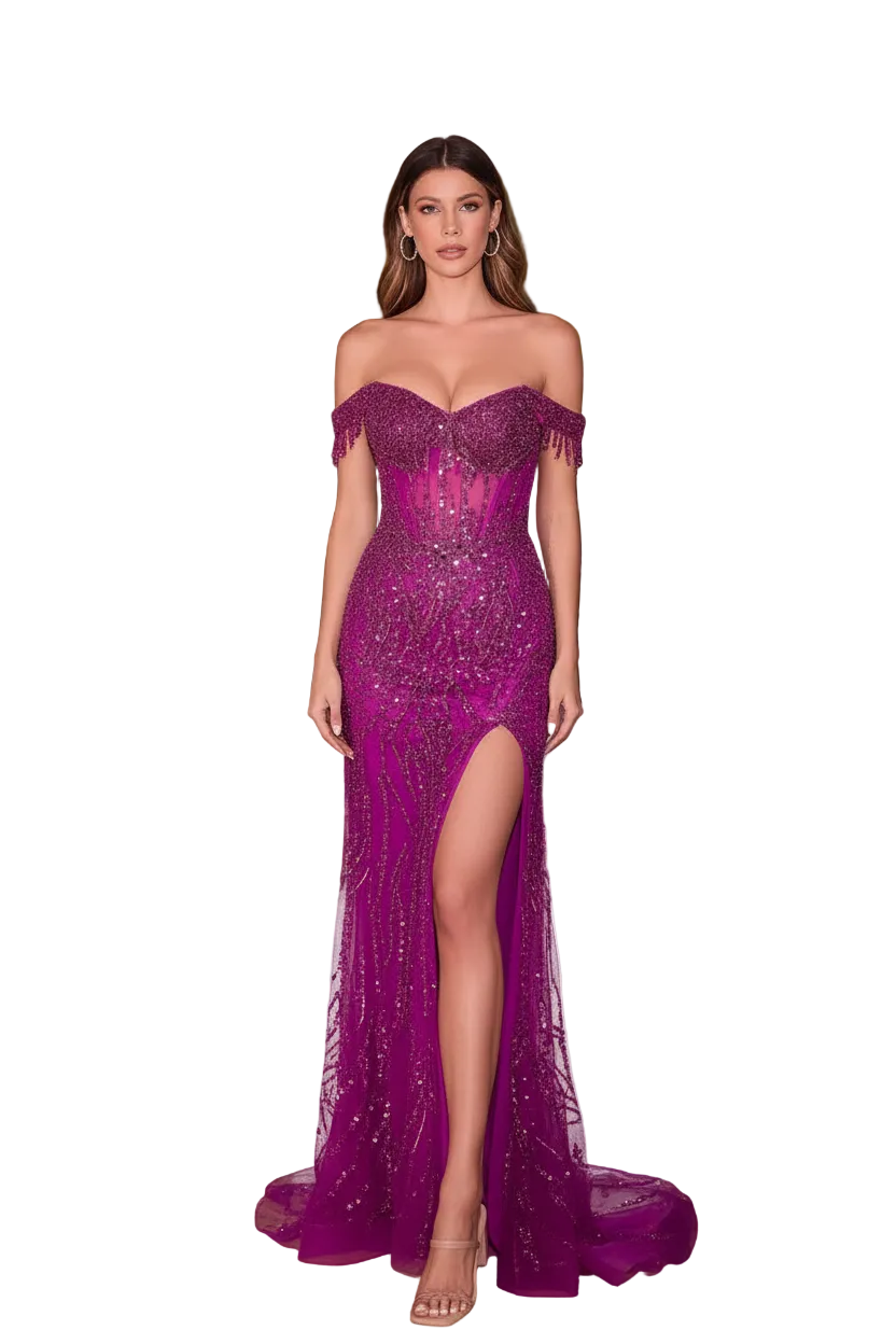 Off the Shoulder Sequin