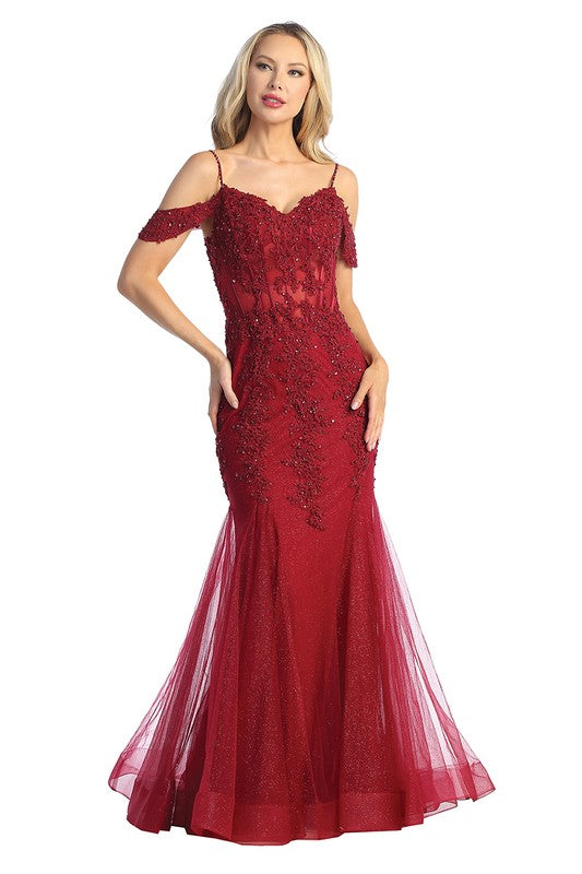 Bold Drop-Shoulder Dress