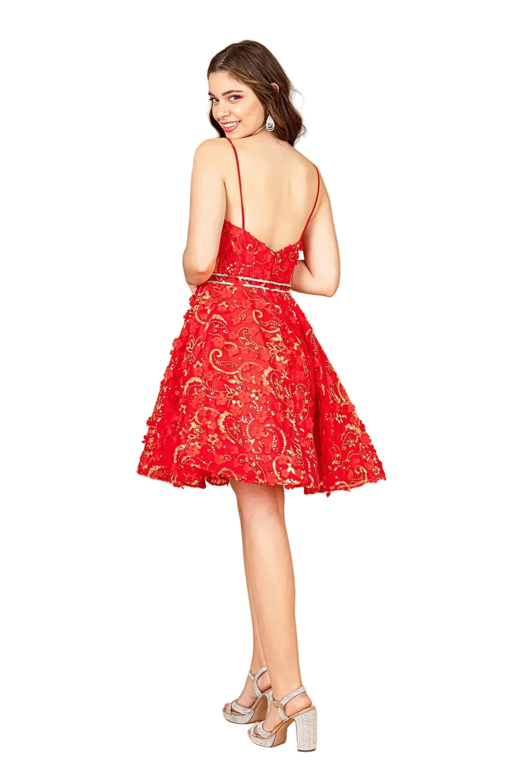 Baby Doll Jewel Mini Dress