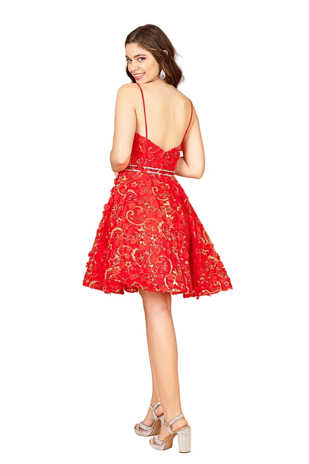 Baby Doll Jewel Mini Dress