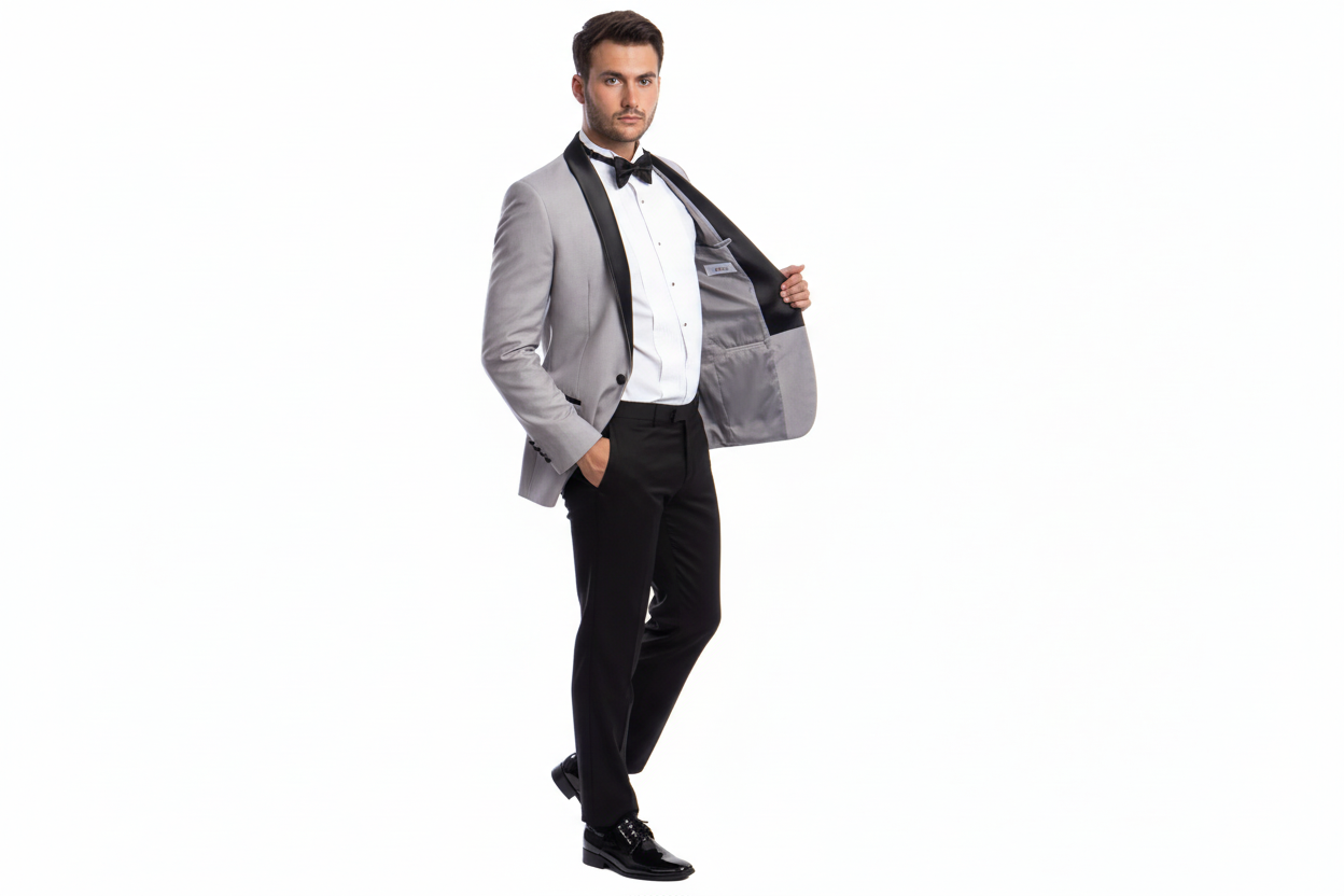 Azzuro Men’s Tuxedo 2 Piece Light
