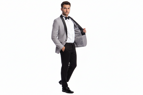 Azzuro Men’s Tuxedo 2 Piece Light