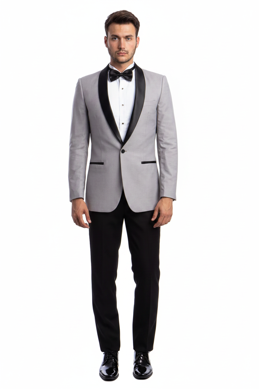 Azzuro Men’s Tuxedo 2 Piece Light