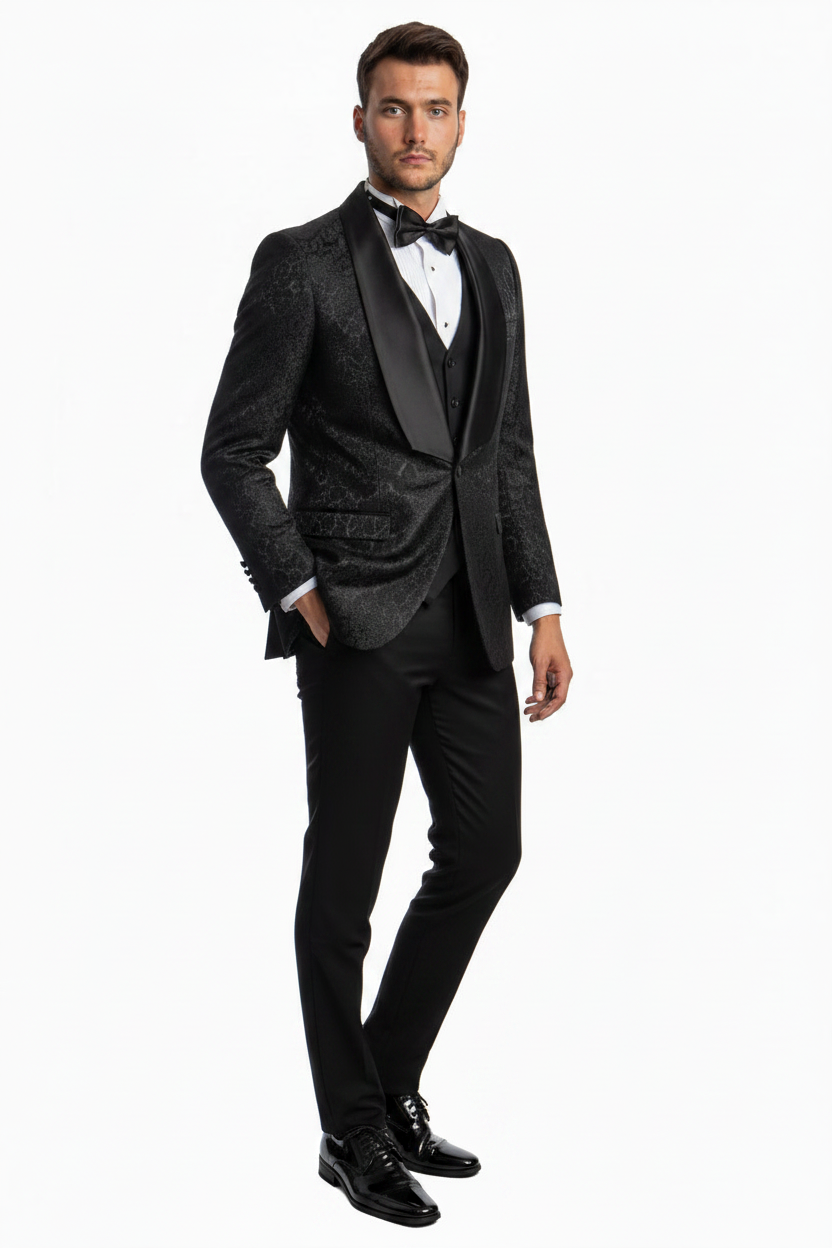 Tazio Men’s Tuxedo 3 Piece Set Prom/Formal/Event