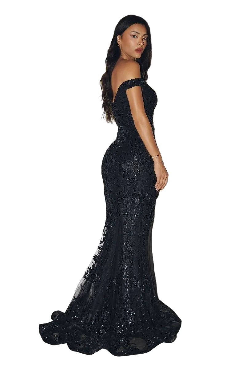 Black Off-Shoulder Dress