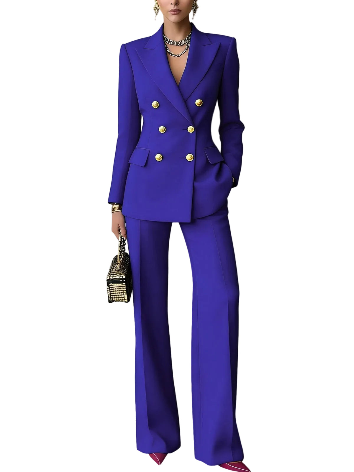 2 Piece Women's Slim Suit