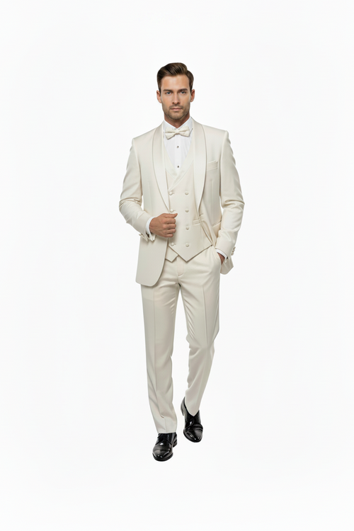 3 Piece Men’s Tuxedo Double Vest