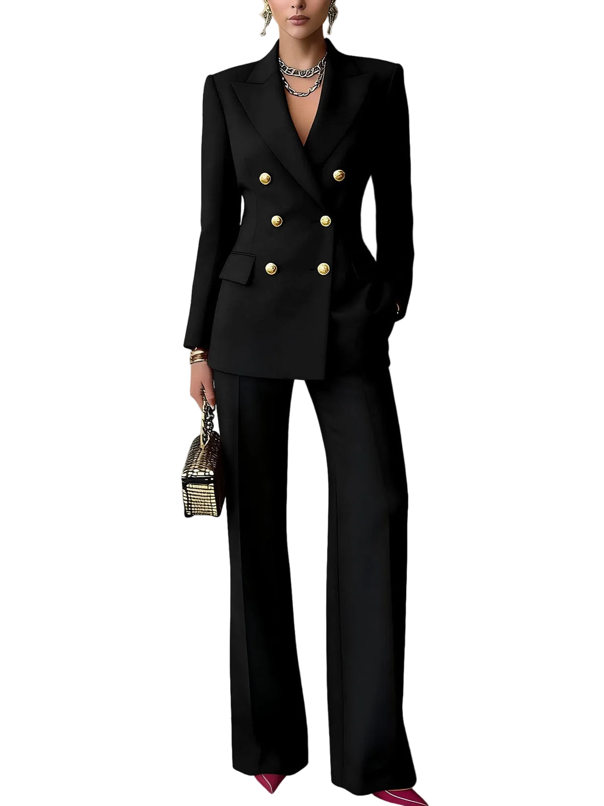 2 Piece Women's Slim Suit