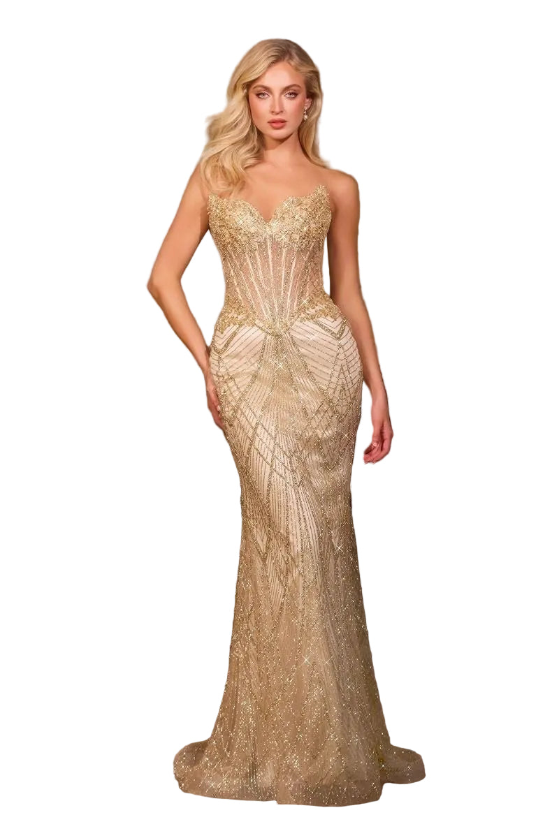 Spotlight Sequin Evening Gown